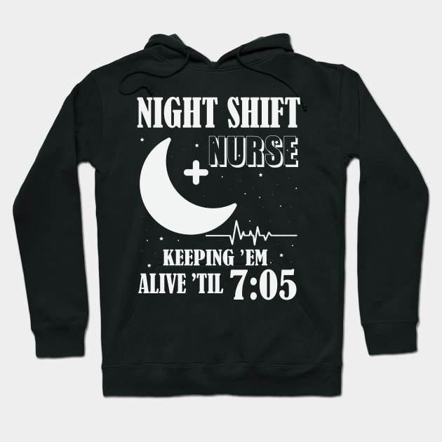 Night Shift Nurse Hoodie by ryanjaycruz